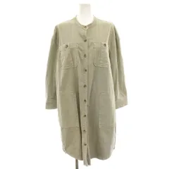 ジェームスパース JAMES PERSE タグ付き 20SS SHIRT DRESS ノーカラーシャツ ワンピース ひざ丈 ベージュ 20050570000510 /HNのサムネイル