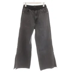 ダイアグラム グレースコンチネンタル Diagram GRACE CONTINENTAL 23AW サイド切替デニムパンツ ジーンズ ジーパン Gパン ジッパーフライ 34 グレー 黒 ブラック 0323411035 /AN49のサムネイル