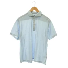 シップス SHIPS 半袖 ポロシャツ 鹿の子 XL ライトブルー /HS ■OSのサムネイル