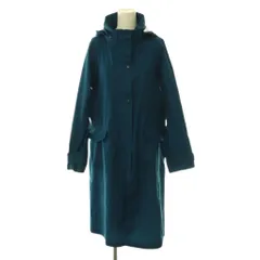 エーグル AIGLE 透湿防水 ジブル ライディングコート ジップアップ ロング 36 ブルーグリーン /HK ■OSのサムネイル