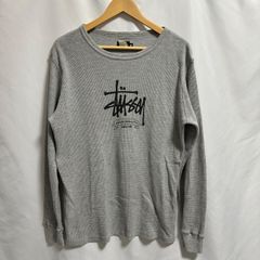 Stussy ワッフル サーマルロンt 長袖 カットソー グレーM - メルカリ