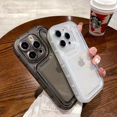 신품 iPhone 케이스 클리어 강화 내충격 에어 쿠션 iPhone16 iPhone15 iPhone14 13 분 두꺼운 낙하 방지 15 14 13 Pro Max 대응 스마트폰 커버 보호 mlruz