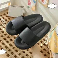新品 低反発 スリッパ 夏用 厚底歩きやすい 履き心地 シャワーサンダル ルームシューズ バススリッパ 室内用 滑り止め おしゃれ 浴室 mlyaaのサムネイル