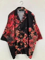 Unrelaxing アンリラクシング シャツ/ブラウス レッド その他総柄 ミドル丈 半端袖 オープンカラー メンズのサムネイル