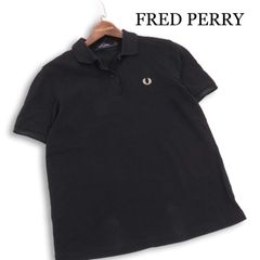 英国製 FRED PERRY フレッドペリー ポロシャツ 半袖 38 黒 金 - メルカリ