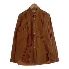 COMME des GARCONS SHIRT コムデギャルソンシャツ インサイドアウト 長袖 シャツ ブラウン S13120 Size Mのサムネイル