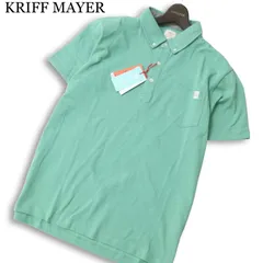 【新品 未使用】 KRIFF MAYER クリフメイヤー 接触冷感★ 半袖 鹿の子 BD ポロシャツ 大きいサイズ Sz.XL メンズ アウトドアのサムネイル