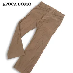EPOCA UOMO エポカ ウォモ 通年★ ストライプ ワーク パンツ 日本製 Sz.48 メンズのサムネイル