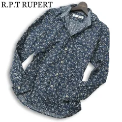 R.P.T RUPERT ルパート 春夏★ 長袖 花柄 総柄 スリム シャツ Sz.M メンズのサムネイル