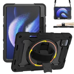 ZenRich Xiaomi Pad 6 / 6 Pro 専用 ケース 11インチ 2023モデル 耐衝撃 360°回転スタンド付き ハンドストラップ&ショルダーストラップ装備 ペンホルダー内蔵 学習・ビジネス・旅行に最適のサムネイル