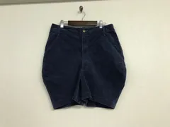 本物メルシーボークーmercibeaucoup,コットンコーデュロイハーフショートパンツミリタリーワークサーフアメカジビジネススーツゴルフストリートスケーターメンズ紺ネイビー1S日本製のサムネイル