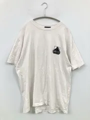 XLARGE エクストララージ Tシャツ/カットソー L ホワイト 前面プリント バックプリント ブランドロゴ ミドル丈 半袖 クルーネック(丸首) メンズ