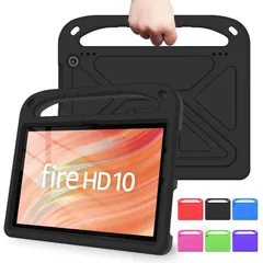 Doo Fire HD 10 ケース (2023/2021)用 第13/11世代対応 カバー Fire HD 10 Plus/HD 10 2023 タブレットケース 子供用 軽量 無毒 EVAエコ素材 衝撃吸収ケース Fire HD10 第13/11世代 ポーのサムネイル