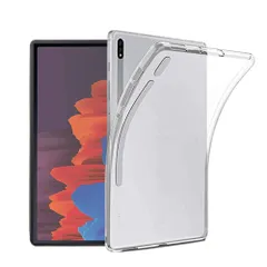 Galaxy Tab S7専用ケースカバー 超軽量 Galaxy Tab S7 SM-T870/T875/T876対応ケースカバー 薄型 Galaxy Tab S7 11インチタブレット用ソフトTPU半透明カバー Samsung Galaxy Tab S7タブのサムネイル