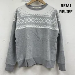 レミ レリーフ 日本製 雪柄 ノルディック クルーネック スウェット トレーナー レディース S ISItems【USED】【古着】【中古】50161428のサムネイル