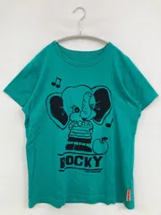 Tシャツ/カットソー M グリーン クルーネック(丸首) 半袖 ミドル丈 前面プリント バックプリント ブランドロゴ メンズ レディース