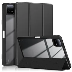 Huos Xiaomi Pad 6 /Xiaomi Pad 6 Pro 11インチ カバー ケース タンドケース 三つ折り マグネット開閉式 スタンド機能 折り畳み 薄型 衝撃吸収 軽量 タブレット用のサムネイル