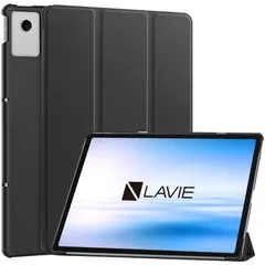 For NEC LAVIE Tab T12N（T1275/LAS）/Lenovo Idea Tab Plus/Xiaoxin Pad ケース ザー キズ防止 三つ折スタンド多視角調整 PUレザー外装 裏地マイクロファイバー 擦り傷防止 全面保護型 Pad12.のサムネイル