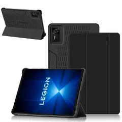 For LENOVO LEGION Y700 GEN 4 ケース ザー キズ防止 三つ折スタンド 放熱性に優れている 多視角調整 PUレザー外装 裏地マイクロファイバー 擦り傷防止 全面保護型 LENOVO LEGION Y700 GEN4 8.8インチ専用のサムネイル