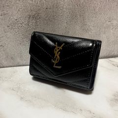 Saint Laurent 二つ折り財布 キルティング - メルカリ
