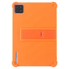 Xiaomi Pad 6S Pro 12.4インチ タブレット用 カバー ケース タンドケース スタンド機能 衝撃吸収 超軽量 シリコン ケース, オレンジのサムネイル