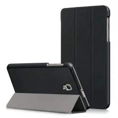 Kepuch Custer ケース 対応 Samsung Galaxy Tab A 8.0 2017 T380 T385, PUレザー 軽量 カバー 対応 Samsung Galaxy Tab A 8.0 2017 T380 T385 - 黒のサムネイル
