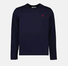 ▪️AMI PARIS ▪️ オーガニックコットン ロングスリーブ Tシャツ　Sのサムネイル