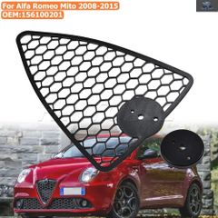 アルファロメオ ミト 艶消しシルバー 純正フロントグリル ALFA MiTo