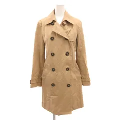 マックスマーラ ウィークエンドライン MAX MARA WEEKEND LINE トレンチコート ダブル ハーフ丈 ガンパッチ 38 ベージュ /JS ■ECG006のサムネイル