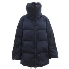 ユニクロ UNIQLO × ジルサンダー +J ダウンボリュームジャケット ハイネック ジップアップ S 紺 ネイビー 211-443929 /GV ■ECE006