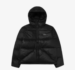 STUSSY マイクロ リップストップ ダウン パーカ Zett ブラック Mのサムネイル
