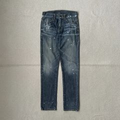 10s armani exchange ペイントデニム archive スキニー | Mercari