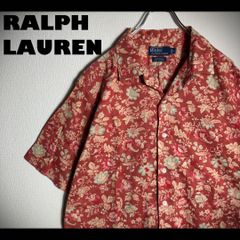90s POLO RALPH LAUREN リネンシャツ 半袖 総柄 ペイズリー - メルカリ