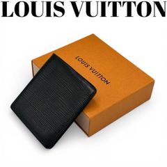 ルイヴィトン Louis Vuitton エピ 二つ折り財布 M60332 黒 - メルカリ