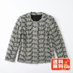 美品☆アナイANAYI 麻リネンコットン混素材☆カジュアルジャケット☆36