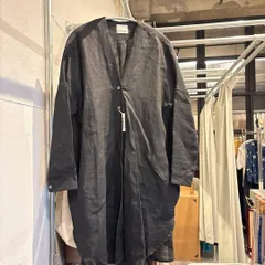 -【東あずま店　併売品】　オネット HONNETE リネン 麻 LINEN natural ブラウス シャツ トップス　レディース　blouse　shirt　Tops　ladies　黒 ブラック BLACK クロ くろ　長袖のサムネイル
