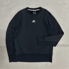 美品 タグ付 アディダス PRSVE スウェット トレーナー 黒 XL ポケット 
