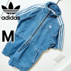 adidas デニム ジャンプスーツ オーバーオール ジャージ あのちゃん