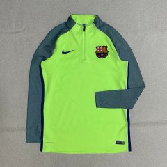 Mサイズ FCバルセロナ ハーフジップジャージ ドリルトップ メッシ