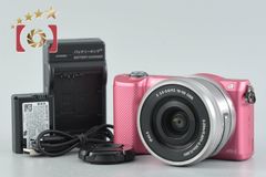 [중고]SONY 소니 α5000 ILCE-5000L 파워 줌 렌즈 킷 핑크 셔터 횟수 약간 다국어 대응