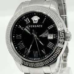 VERSACE ヴェルサーチ メデューサ P6G 1376721117 ブラック QZ メンズ 腕時計 稼働品のサムネイル