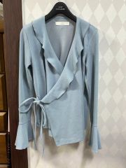 HARUKA DESIGN】ポンチティアードフリルトップス - メルカリ