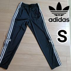 アディダス 黒 アディブレイク スナップパンツ 男性M ジャージ下ダンス