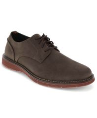 도커스 맨즈 슈즈 옥스포드 레이스 Dockers Mens Easedale CasualaceUp Oxford Shoe Dark Brown 브라운