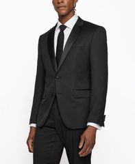 휴고 보스 레이디스 아우터 재킷 블루존 Hugo Boss Mens Tuxedo Jacket Black 블랙