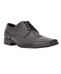 캘빈 클라인 남성 신발 드레스 신발 원피스 캡 레이스 가죽 Calvin Klein Mens Bram Lace Up CapToe Leather Dress Sho