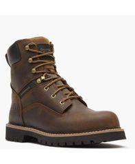 조지 부츠 남성 신발 부츠 레인 부츠 GEORGIA BOOT Mens Core 37 Waterproof Work Boot Brown 브라운
