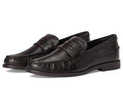 락포트 레이디스 슈즈 슬리폰 로퍼 Rockport Weslin Dark Brown Croc 브라운