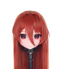 キグルミマスク 中野梓 風 けいおん! 風 黒髪ツインテール ブラウン