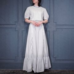 BUMPY GATHER FLARE DRESS AMERI vintage - メルカリ